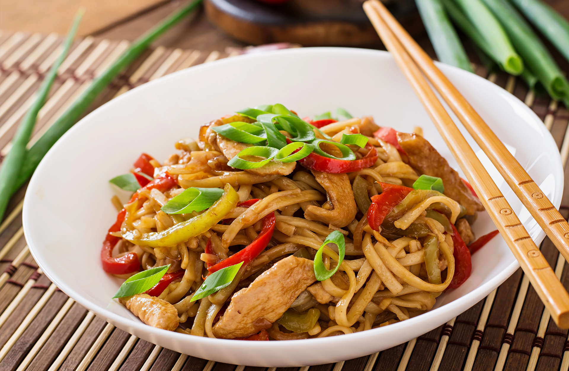Chicken Lo Mein at Red Apple Buffet, a Buffet restaurant in Chicago